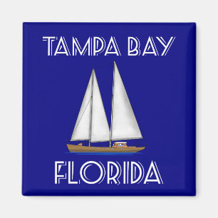 Tampa Bay Florida Sailing Magnet
