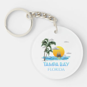 Tampa Bay Florida Sailing Schlüsselanhänger