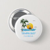 Tampa Bay Florida Segeln Button (Vorne & Hinten)