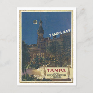 Tampa Bay Florida Winter Spielplatz Vintage Postkarte