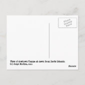 Tampa Bay im Morgengrauen Postkarte (Rückseite)