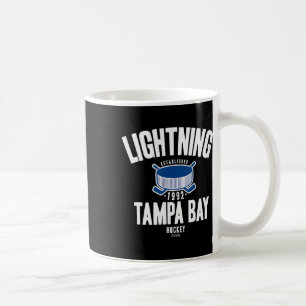 Tampa Bay Lightning Hockey Puck Schwarz Offiziell  Kaffeetasse
