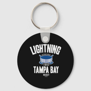 Tampa Bay Lightning Hockey Puck Schwarz Offiziell  Schlüsselanhänger