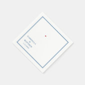 Tampa Bay Map Elegant Wedding Serviette (Ecke)