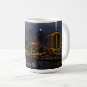 Tampa Bay Night Skyline Kaffeetasse (VorderseiteRechts)