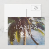 Tampa Bay Palm Tree Postcard Postkarte (Vorne/Hinten)