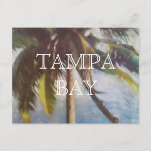 Tampa Bay Palmenbaum Postkarte