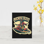 Tampa Bay Pirate Florida Jetski Boating Funny Gasp Karte (Gelbe Blume)