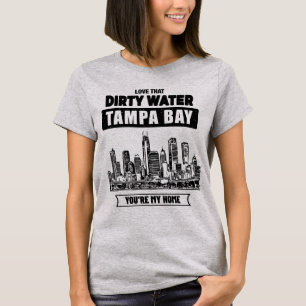 Tampa Bay Sie sind mein Zuhause_Text Black T - Shi T-Shirt