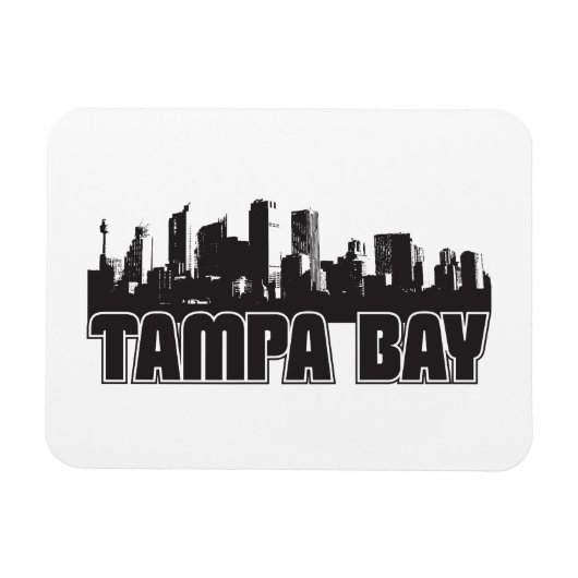 Tampa Bay Skyline Magnet (Horizontal)