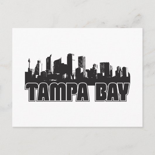 Tampa Bay Skyline Postkarte (Vorderseite)