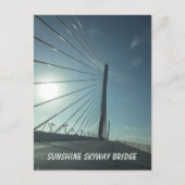 Tampa Bay Sunshine Skyway Bridge Postkarte (Vorderseite)
