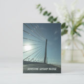 Tampa Bay Sunshine Skyway Bridge Postkarte (Stehend Vorderseite)