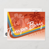 Tampa Bay Tropical Postcard Postkarte (Vorne/Hinten)