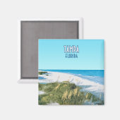 Tampa Beach Florida Vintag Magnet (Vorderseite/Rückseite)