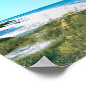 Tampa Beach Florida Vintag Poster (Ecke)