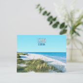 Tampa Beach Florida Vintag Postkarte (Stehend Vorderseite)