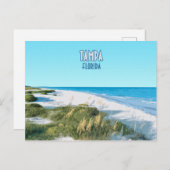 Tampa Beach Florida Vintag Postkarte (Vorne/Hinten)