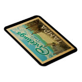 Tampa Beach Vintage Travel Magnet (Rechte Seite)