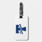 Tampa-Buchstabe Gepäckanhänger (Rückseite vertikal)