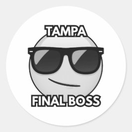 Tampa Endboss Cool Emoji Aufkleber