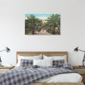 Tampa, FL - Sicht auf den Ballast Point Park Einga Leinwanddruck (Insitu (Schlafzimmer))