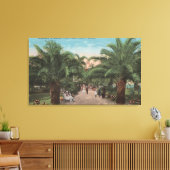 Tampa, FL - Sicht auf den Ballast Point Park Einga Leinwanddruck (Insitu (Wohnzimmer))