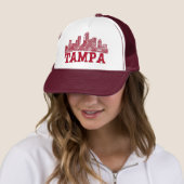 Tampa Fl Skyline Gear Truckerkappe (Beispiel)