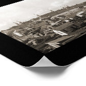 Tampa FL Waterfront Foto 1913 Poster (Ecke)