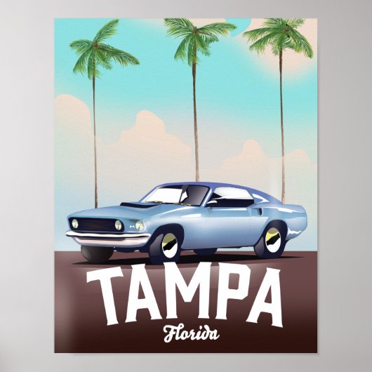 Tampa Florida Autopposter Poster (Vorne)