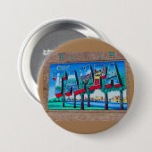Tampa, Florida Button (Vorne & Hinten)