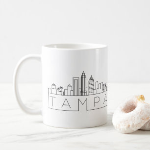 Tampa, Florida  City Stylized Skyline Kaffeetasse
