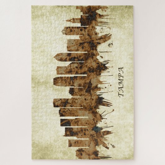 Tampa Florida Cityscape Puzzle (Vertikal)