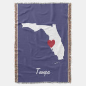 Tampa Florida Decke (Vorderseite Vertikal)