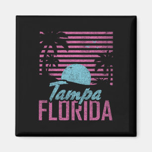 Tampa Florida Fl Zitrus Staat Miami Vibes Strand V Magnet