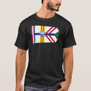 Tampa Florida Flagge Preis für das lokale Kulturer T-Shirt