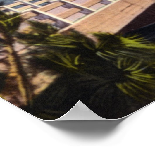 Tampa Florida Gandy Bridge Poster (Ecke)