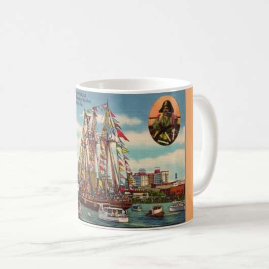 Tampa Florida Gasparilla Kaffeetasse (VorderseiteRechts)