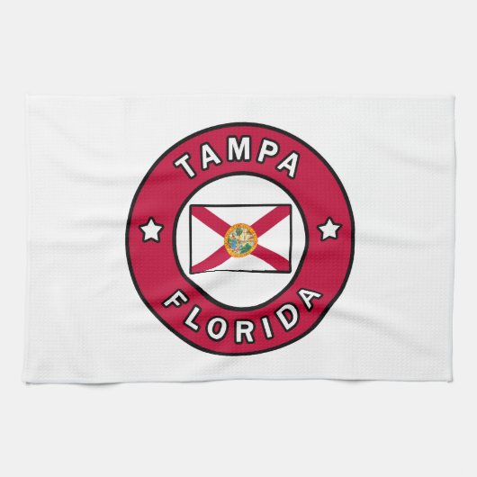 Tampa Florida Geschirrtuch (Horizontal)