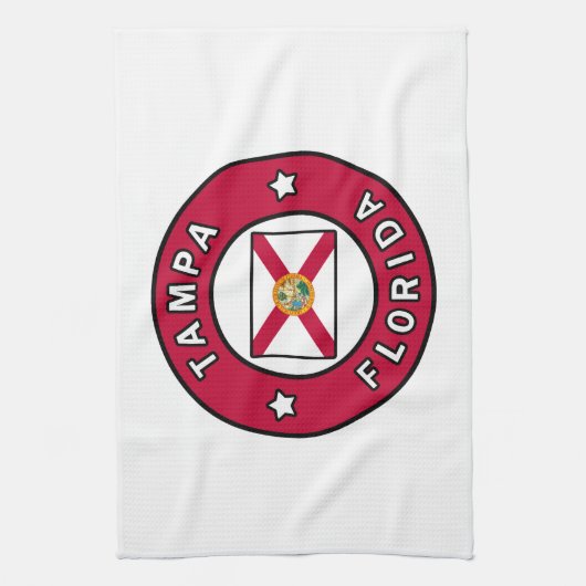 Tampa Florida Geschirrtuch (Vertikal)
