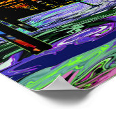 Tampa, Florida in Graffiti Poster (Ecke)