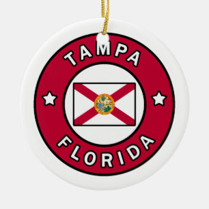 Tampa Florida Keramik Ornament