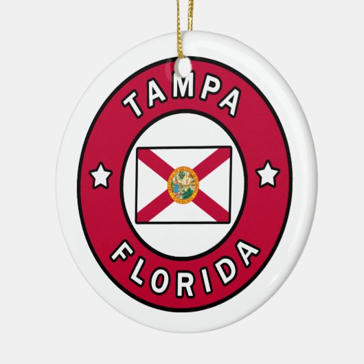 Tampa Florida Keramik Ornament (Links)