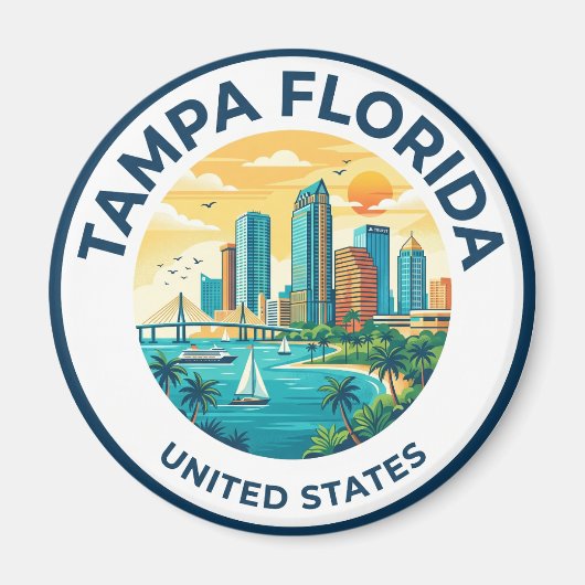 Tampa Florida Magnet (Vorne)