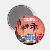 TAMPA, Florida Magnet (Vorderseite/Rückseite)