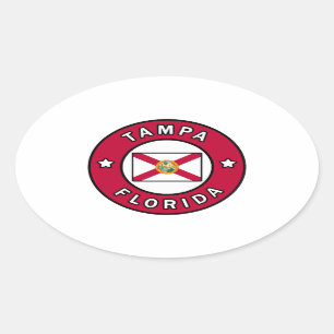 Tampa Florida Ovaler Aufkleber