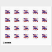 Tampa Florida Patriotic Sticker (Blatt)
