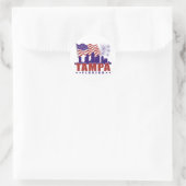 Tampa Florida Patriotic Sticker (Tasche)