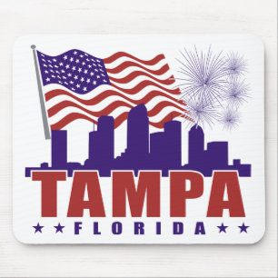 Tampa Florida patriotisches Mousepad