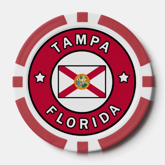 Tampa Florida Pokerchips (Vorderseite)